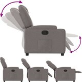  Naslanjač taupe blago, (20928869) | Shoptok.si
