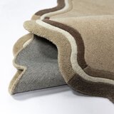 Flair Rugs Ročno tkana volnena preproga v naravni barvi 160x230 cm Leo Scallop – | Shoptok.si