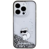 Karl Lagerfeld zaščitni ovitek Liquid Glitter Choupette Silver , Iphone 15 Pro Max, (21145452) | Shoptok.si
