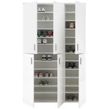 CARRYHOME omara za čevlje bela | Shoptok.si