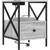  Noćni ormar s ladicama 2 pcs Siva Sonoma 41,5 x 40,5 x 55 cm | shoptok.hr