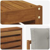  Set vanjskih sofa 9 kom. Prirodna i svijetlo siva | shoptok.hr