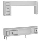 Hanah home tv polica orion white silver | Eponuda.com