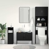  Kupaonski ormarić za sudoper Crni hrast 80 x 30 x 60 cm | shoptok.hr