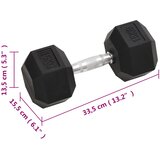  Jednoručni utezi 2 kom 30 kg ukupno lijevano željezo | shoptok.hr