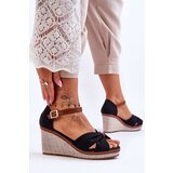 Boto Women's Wedge Sandals Black Daphne | ePonuda.com