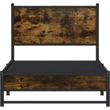 Metalni okvir kreveta bez madraca boja hrasta 75x190 cm | shoptok.hr