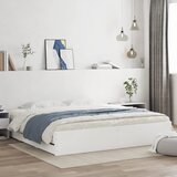 vidaXL Okvir kreveta s ladicama bijeli 160 x 200 cm konstruirano drvo Cijene