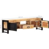 vidaXL TV ormarić 140 x 30 x 40 cm od grubog drva manga | shoptok.hr