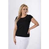 Ptakmoda Lace blouse with short sleeves | shoptok.hr