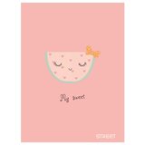STREET Zvezek A5 Sweet, črte z robom, 54 listov, sortirano, 1 kos | Shoptok.si