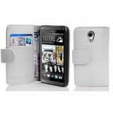 Cadorabo Ohišje, združljivo z HTC Desire 700 v snežno bela - Zaščitni ovitek iz teksturiranega umetnega usnja in žep za kartice, (20558556) | Shoptok.si