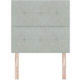  Naslon za glavu s gumbima svjetlosiva 100 cm baršun | shoptok.hr
