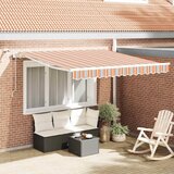  Skrovita tenda Šareni 300 x 250 cm Poliester i metal | shoptok.hr