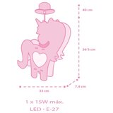 Dalber 41597 - Dečiji luster UNICORN 1xE27/15W/230V | Eponuda.com