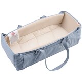 VOKSI prijenosni krevetić Carry Me Carry Me, mekana prijenosna košara Misty Blue Leaf blue leaf 11036251-mistyblue-Leaf | shoptok.hr