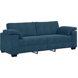  Dvodijelni set sofa s jastucima, plavi baršun | Shoptok.si