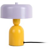 Leitmotiv Žuta /ljubičasta stolna lampa (visina 24 cm) Double Funky – u
