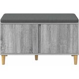  Klupa za hodnik s jastukom Sivi Sonoma 80 x 38 x 46 cm | shoptok.hr