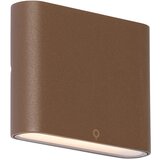 QAZQA Moderna zunanja stenska svetilka rjasto rjava 11,5 cm vključno z LED IP65 - Batt Cene