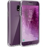 AVIZAR Vgrajena zašcitna lupina: prilagodljiva sprednja in toga zadnja stran - ultra prozorna str. Samsung Galaxy J4, (20615705) | Shoptok.si