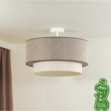  Duolla - plafonski luster BOHO ECO RECYCLING 1xE27/15W/230V, prečnik 45 cm, braon/krem | Eponuda.com