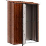  Vrtne hiške Rjava 140,5 x 74 x 200 cm Kovina, (5000143589) | Shoptok.si