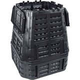  Vrtni kompostnik črn 93,3x93,3x113 cm 740 L, (20980904) | Shoptok.si