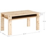 Karup Klubska mizica iz masivnega bora v svetli naravni barvi 50x80 cm Tuck – | Shoptok.si