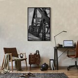  Slika - Bridge at Morning (1 Part) Vertical 80x120 U crnom drvenom okviru | shoptok.hr