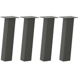  Noge za klub stolić 4 kom antracit 30 cm čelik | shoptok.hr