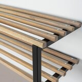 Spinder Design Crni/u prirodnoj boji metalni ormarić za cipele Marco – | shoptok.hr
