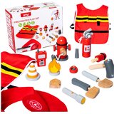  Drveni vatrogasni set s kostimom - 14 elemenata | Shoptok.si