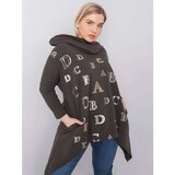 Fashion Hunters Dark khaki plus size hoodie from Aina | Shoptok.si