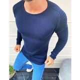 DStreet Tamnoplavi muški pulover WX1607 plavi | lagani plovak cene