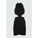 Trendyol Crna haljina sa detaljima crni | bela Cene