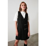 Trendyol Black Belt Detailed Gilet Dress Cijene