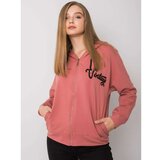Fashion Hunters Dusty pink zip up hoodie Cene