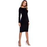 Made Of Emotion Woman's Dress M565 Navy Blue | Shoptok.si