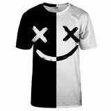 Bittersweet Paris Gorko-slatka Paris Unisex's B&W Face T-Shirt Tsh Bsp514 Cene