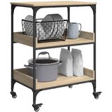  Kuhinjski kolica Sonoma hrast 60 x 41 x 80,5 cm | Eponuda.com