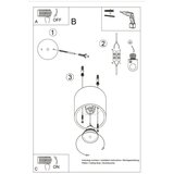 Nice Lamps Temno sivo točkovno svetilo ø 10 cm Roda – | Shoptok.si