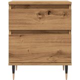 vidaXL Noćni ormarići 2 kom Artisan hrast 40x35x50 cm izrađeno drvo | shoptok.hr