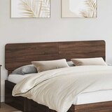 vidaXL Vzglavje z vzglavjem Rjav hrast 200 cm Konstruiran les | Shoptok.si