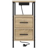  Noćni ormar Sonoma hrast 30 x 48 x 61 cm Konstruirano drvo | shoptok.hr