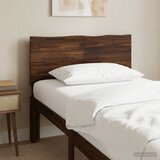  Uzglavlje s prirodnim rubom ROSTOCK Tamno smeđa 100 cm | shoptok.hr