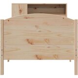 vidaXL Knjižna postelja brez vzmetnice 100x200 cm trdna borovina | Shoptok.si