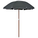  Vrtni suncobran s čeličnim stupom 180 cm antracit | Eponuda.com