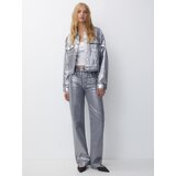 Pull&Bear Prehodna jakna srebrna | Shoptok.si