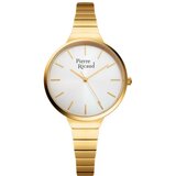 Pierre Ricaud ženski quartz index beli zlatni modni ručni sat sa zlatnim metalnim kaišem Cene
